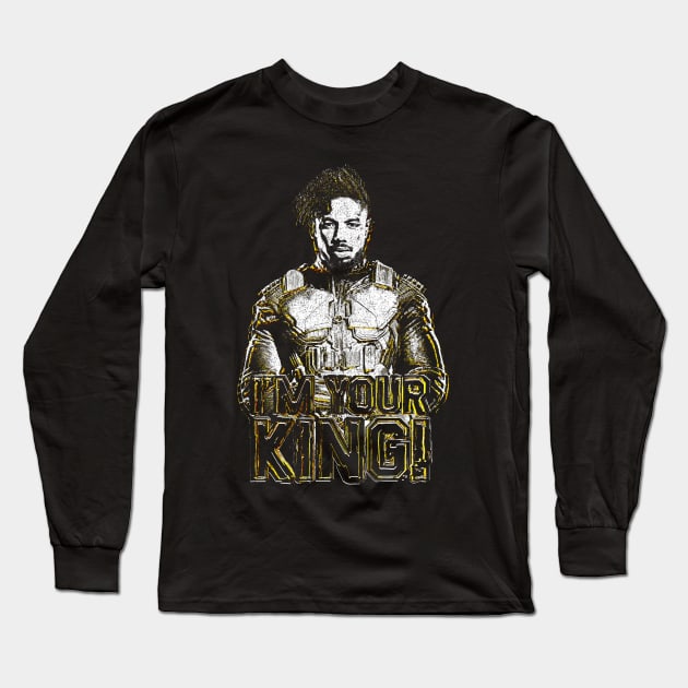 I'm Your King Long Sleeve T-Shirt by huckblade